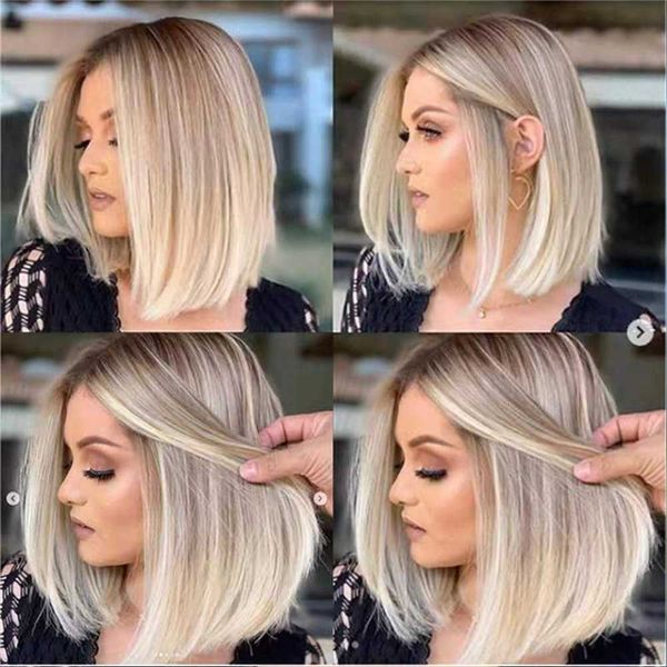 

wig women's wig gradient micro curl hair chemical fiber headgear, Black