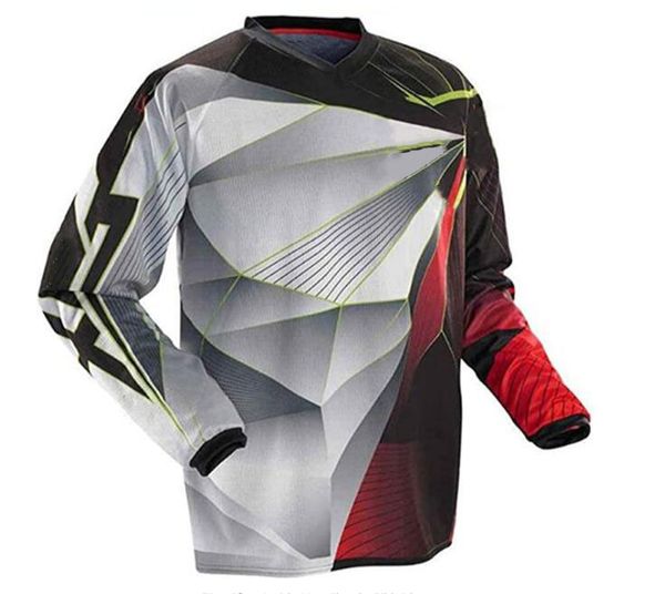 

2021 off-road motorcycle and mountain bike sweat-absorbent t-shirt long-sleeved racing car quick-drying can be customized