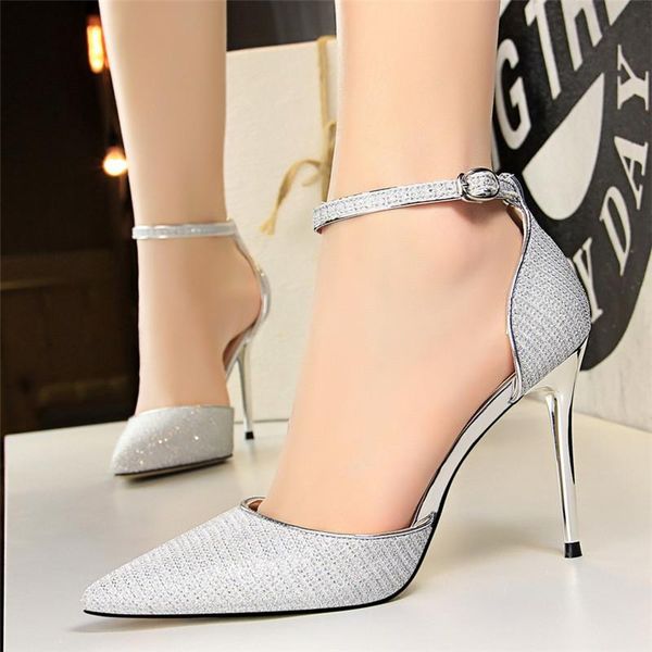 

gold silver women high hooks sandals bridal black fashion be teen pumps