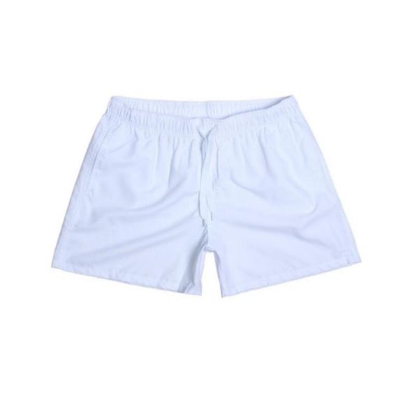

men's shorts beach pants summer surf solid color european and american big, White;black