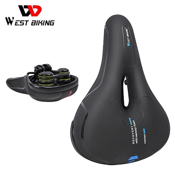 

bike saddles west biking mtb saddle comfortable mountain bicycle non-slip absorption cycling hollow seat accessories