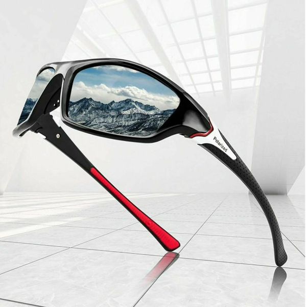 

sunglasses polarized men women square cycling sport driving fishing uv400 wholesale, White;black