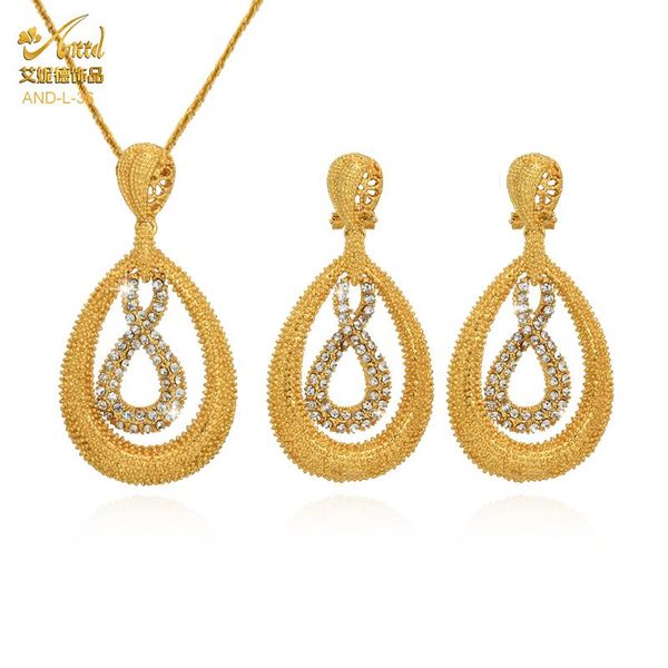 

earrings & necklace necklaces sets for women jewelery 2021 jewelry bridal setÂ mom gift earringsÂ african nigeria gold plated luxury designer, Silver