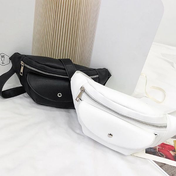 

women waist bag fanny pack small simple pocket versatile shoulder messenger bags chest nerka sac banane femme