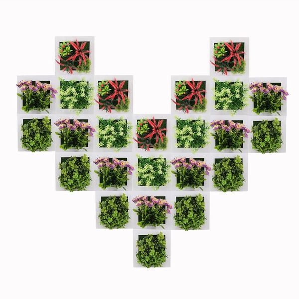

decorative flowers & wreaths 15 colors simulate plant po frame wall ornament home office el balcony decoration