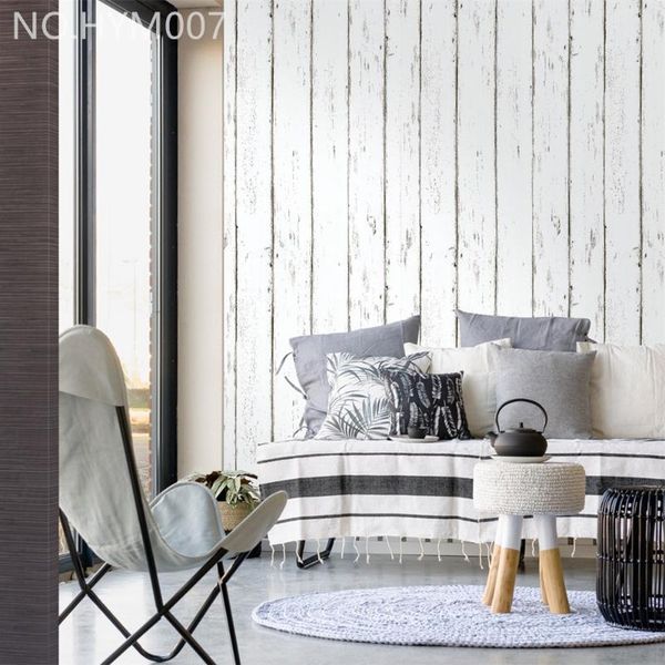 

wallpapers home decor 3d pvc vintage wood grain wallpaper roll self-adhesive living room bedroom el furniture wall stickers decoration