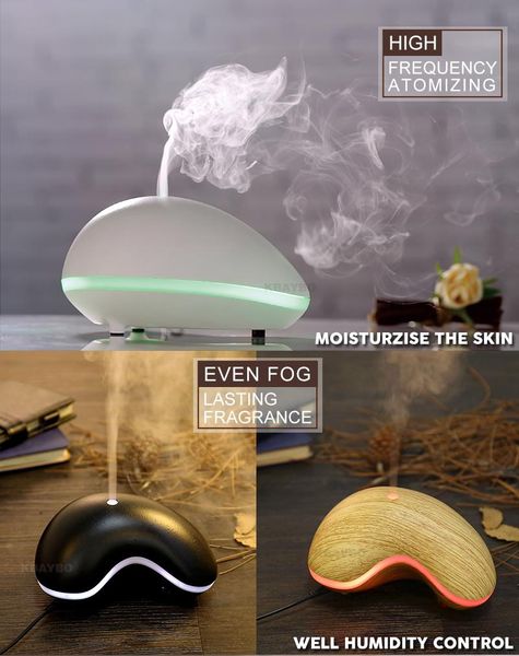 

essential oils diffusers aroma diffuser150ml oil diffuser wood grain ultrasonic cool mist humidifier for office home bedroom living room