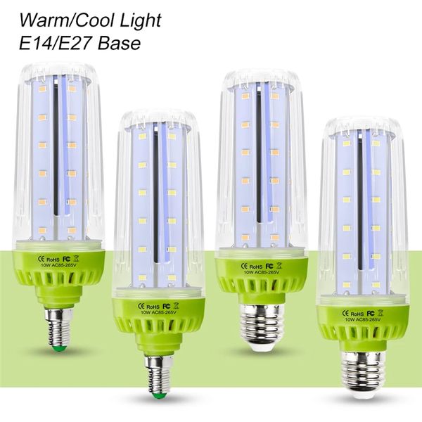 LED-Maisbirnen E27 220V Kerzenlichter 5736SMD 110V Lampada E14 Glühbirne 10W 15W 20W Smart IC Kein Flimmern Beleuchtung