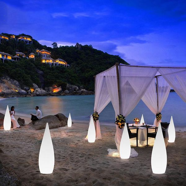 

design floor lamp waterproof combination wedding road leading light remote control colourful creative raindrop camp furniture