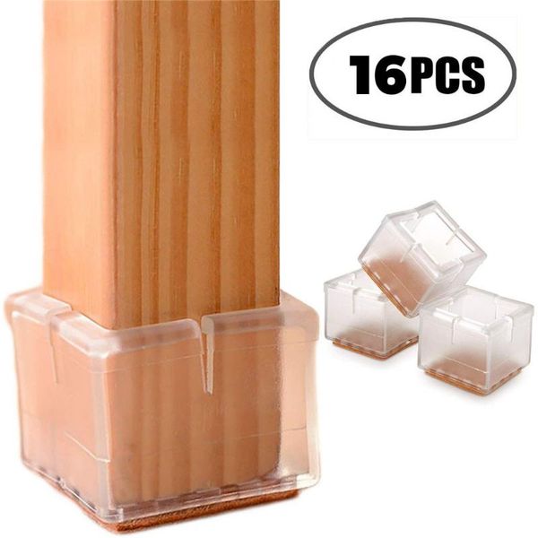 

chair covers 16pcs table leg cap pad furniture non-slip feet cover floor protector foot protection bottom pads #t2g