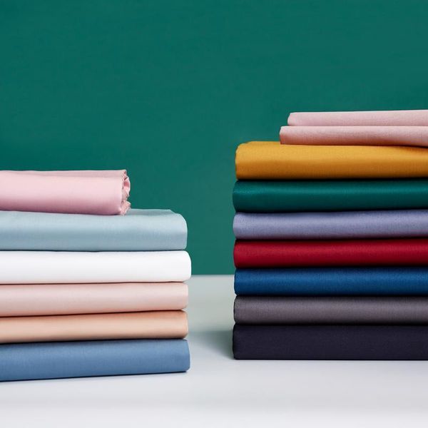 

sheets & sets solid color cotton home textile flat combed bed sheet bedding linen for king queen 180x240cm size