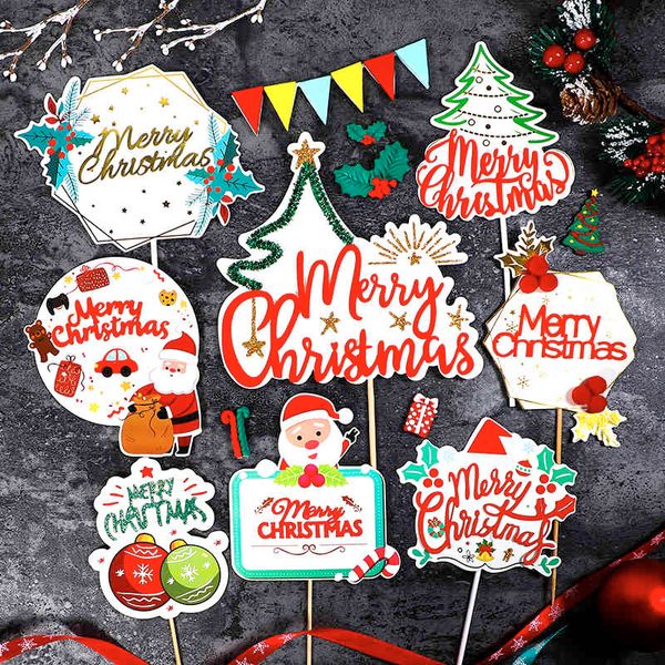 

factory outlet party decoration christmas baking cake tree card merrychristmas merry
