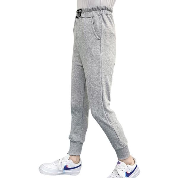 

trousers girls sweatpants solid color girl's children's pants casual style spring autumn kid clothes, Blue
