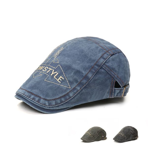 

new hat men's casual cap embroidered letter spring autumn bailey british, Blue;gray