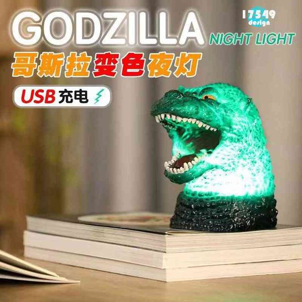 

creative silicone patting cartoon children's bedside sleeping colorful color changing lamp