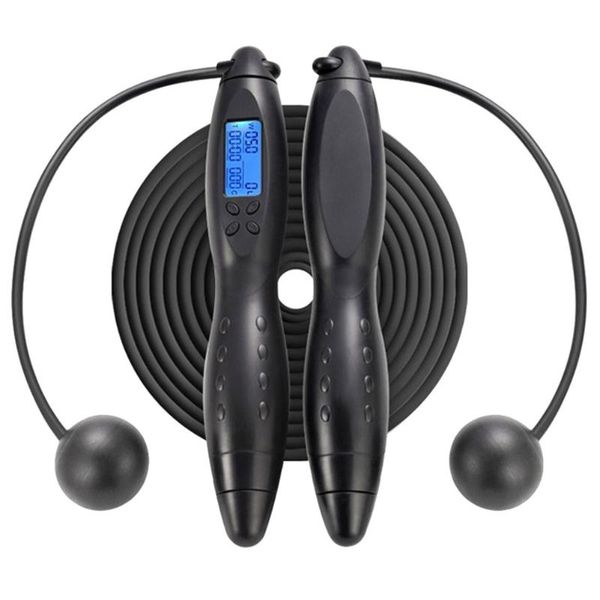 

outdoor fitness equipment 1pc digital counting jump rope with calories counter timer adjustable weighted jumping boxing training workout cor