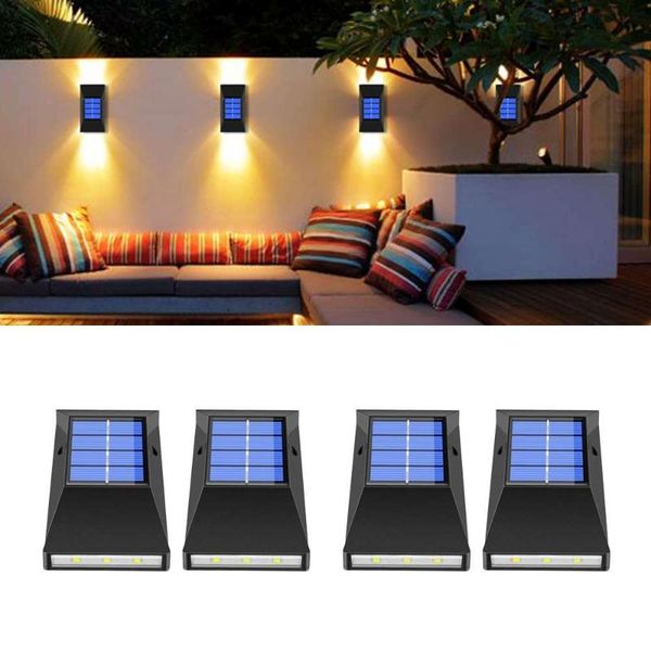 

lawn lamps solar wall lamp outdoor garden waterproof household light up and down