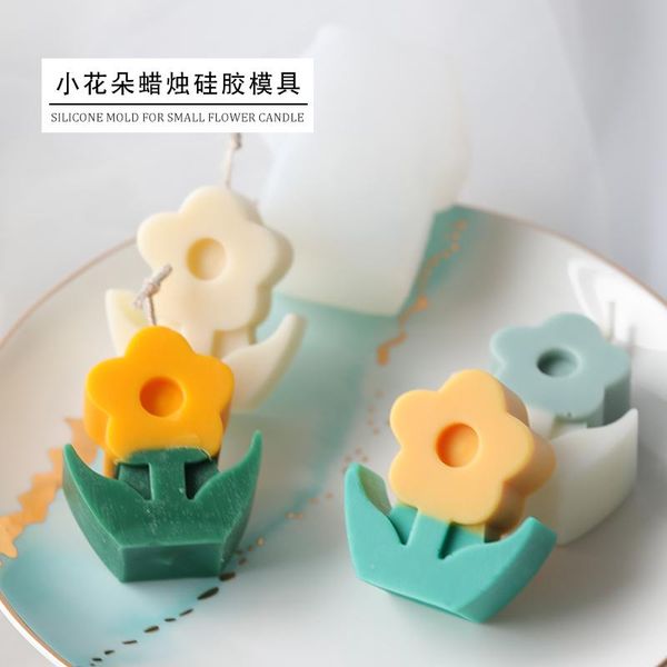 

craft tools potted acrylic candle mold flower handmade birthday beeswax paraffin