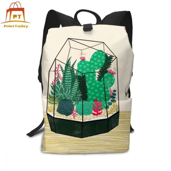 

backpack geometric print backpacks teen university bag multifunctional men's - women's bags