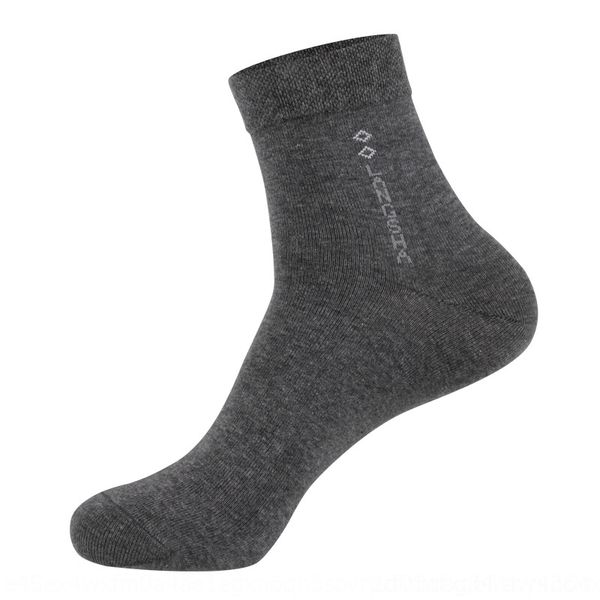 

nw3 langsha middle tube spring and summer pure deodorant pure color sweat medium cotton socksabsorbing men's cotton socks men's bu, Black