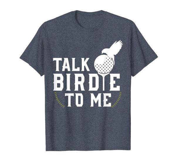 

talk birdie to me cool golf inspired t-shirt, White;black