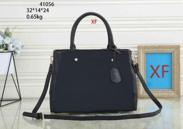 

2021 embossing flower leather handbags purses montaigne bag tote women leather single shoulder crossbody handbag big shopper bags