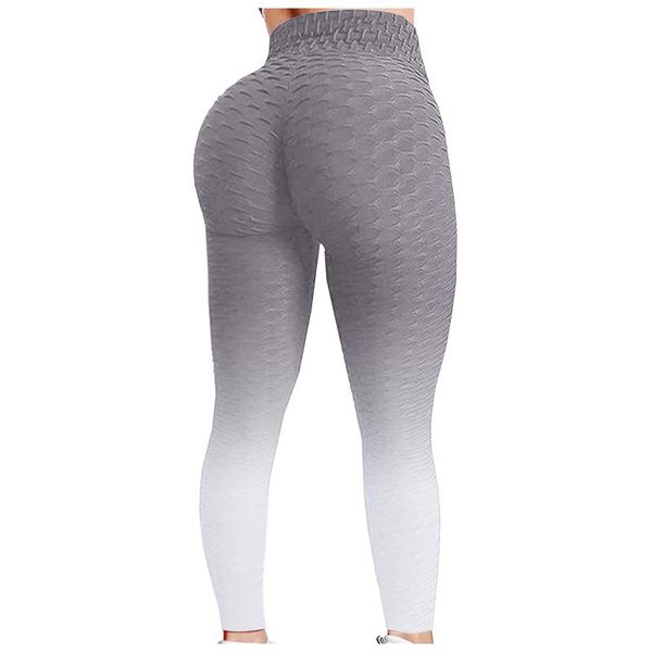 

women's leggings push up women ladies bubble hip lifting exercise running high waist pants sport fitness leggins mujer #t1g, Black