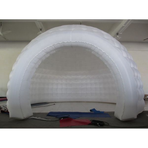 

personalized 6m/8m dia large led lighted inflatable dome tent blow up white igloo tents for outdoor parties or events