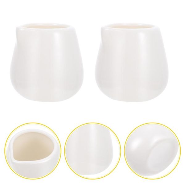 

mugs 4 pcs cups jugs decorative mocha without handle (m, white)