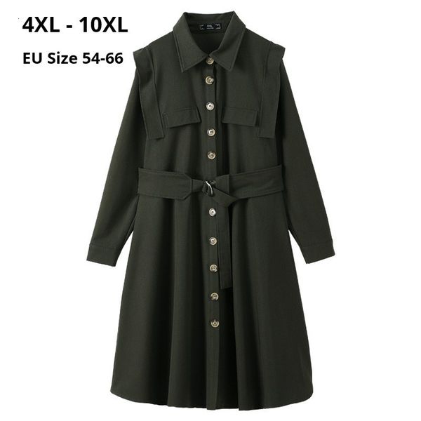 

dresses plus size 10xl 9xl 8xl 4xl women long sleeves autumn spring dresses femme elegant clothing female ol ladies slim dress for mujer, Black;gray