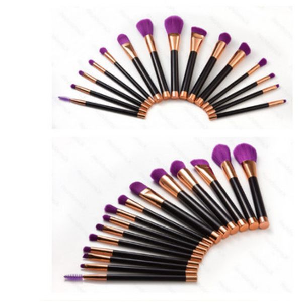 

15pcs/set makeup brushes set rose gold powder foundation blusher eyeshadow lip make up brushes pinceles de maquillaje