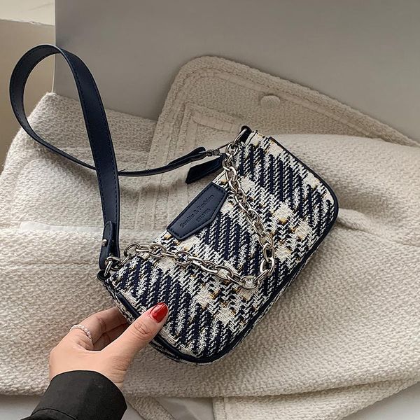 

shoulder bags niche design bag 2021 fashion women's crossbody underarm handbag square width: 20cm