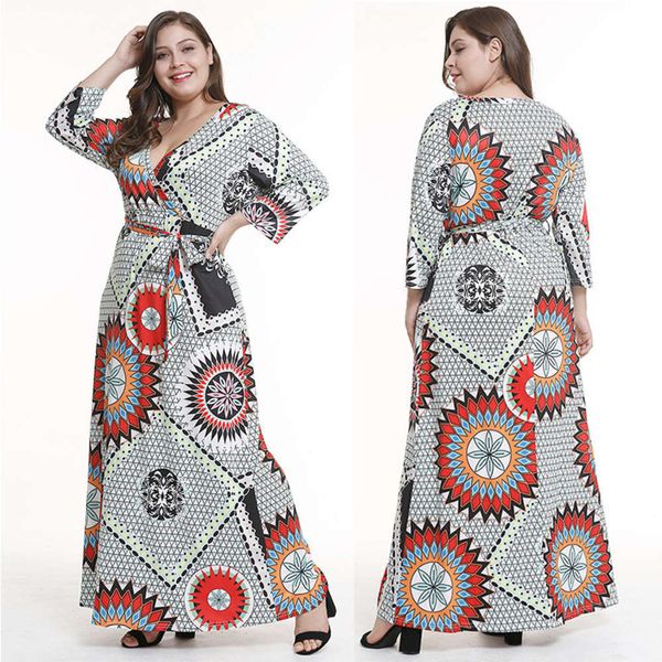 

casual dresses 8643 autumn / summer women's v-neck slit oversized plaid drs, Black;gray