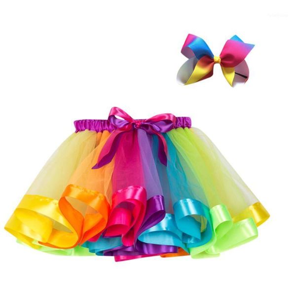 

skirts girls kids tutu party dance ballet girl children toddler baby costume skirt+bow hairpin set clothing #cl31, Blue