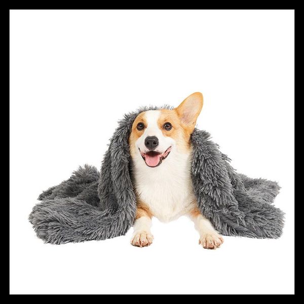 

kennels & pens fluffy dog blanket pet sleeping mat mattress extra warm throw blankets for small medium large dogs cats