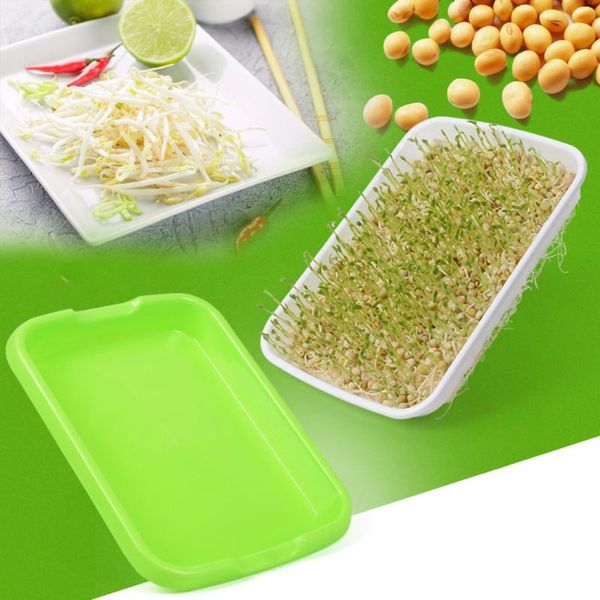 

germination sprouting tray grow nursery planting box plastic props set planters & pots