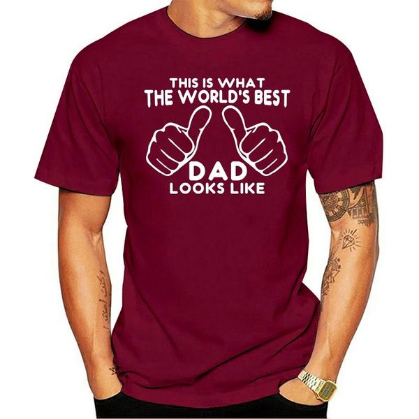 

men's t-shirts men t shirt world's dad women t-shirt, White;black