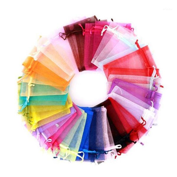 

christmas decorations 100pcs/set yarn bag jewelry candy gift cosmetic drawstring storage year wedding supply