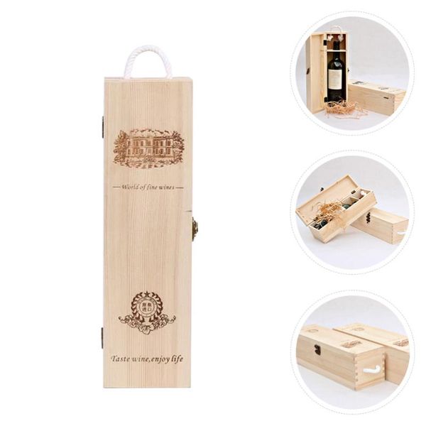 

gift wrap 1pc decorative retro box household packing wooden storage