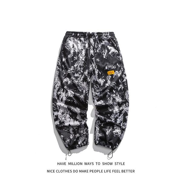 

men's pants arrival autumn and spring corduroy graphic jogger women's streetwear sweatpants hip hop casual dance chic, Black