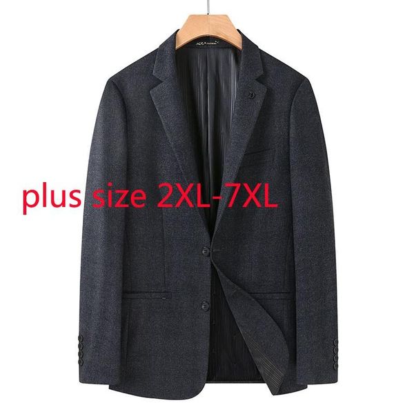 

men's suits & blazers arrival fashion super large spring and autumn men casual suit single breasted plus size 2xl 3xl 4xl 5xl 6xl 7xl, White;black