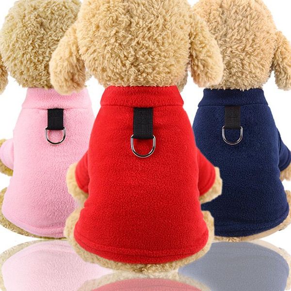 

dog apparel coats jacket with collar hole pet clothing winter puppy clothes for small medium dogs outfits a