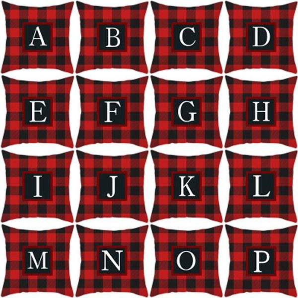 

pillow case name letter printing pillowcase gifthugging sofa cushion cover 45cm home decor