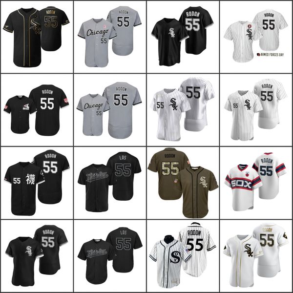 

chicago white sox men 55 carlos rodon women youth jersey, Black;red