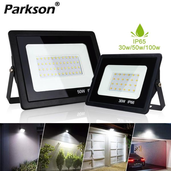 

floodlights flood light led outdoor lighting 220v 30w 50w 100w ip66 waterproof street wall lamp spotlight garden projector floodlight