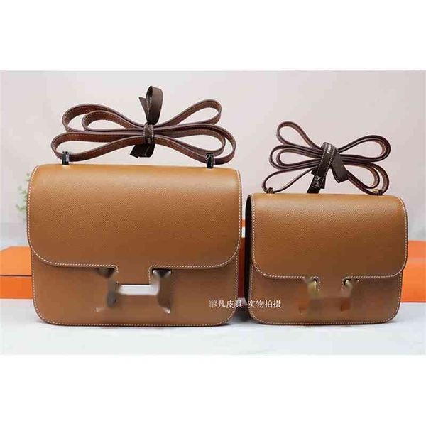 

luxury handbags and storage herme designer handbag 2021 palm pattern stewardess bag new kan selected cowhide h-button sm