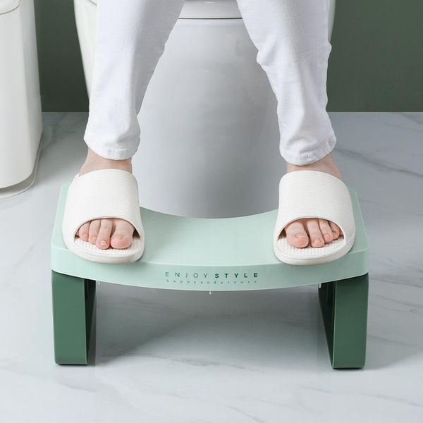 

bath accessory set simple toilet stool cushion footstool squat step household plastic