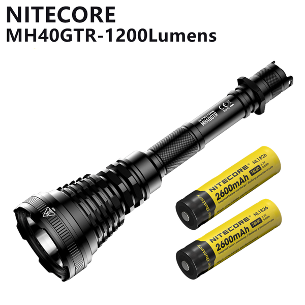 

other led lighting original nitecore mh40gtr 1200 lumens sos strobe usb direct charge with 2x18650 batteries for hunting searchin