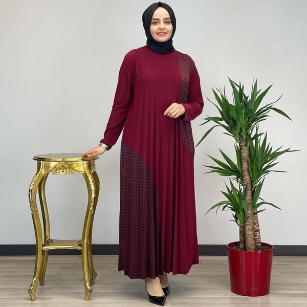 

ethnic clothing african dresses for women 2021 long sleeve printing robes clothes, Red