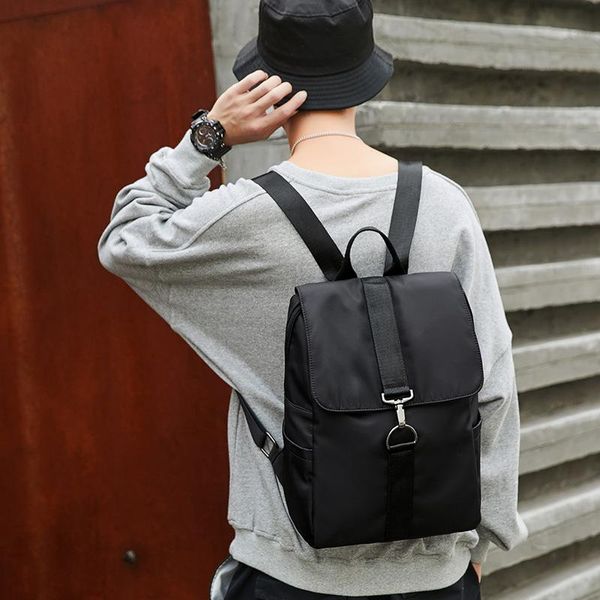 

backpack oxford cloth men's computer simple outdoor business travel bag college student